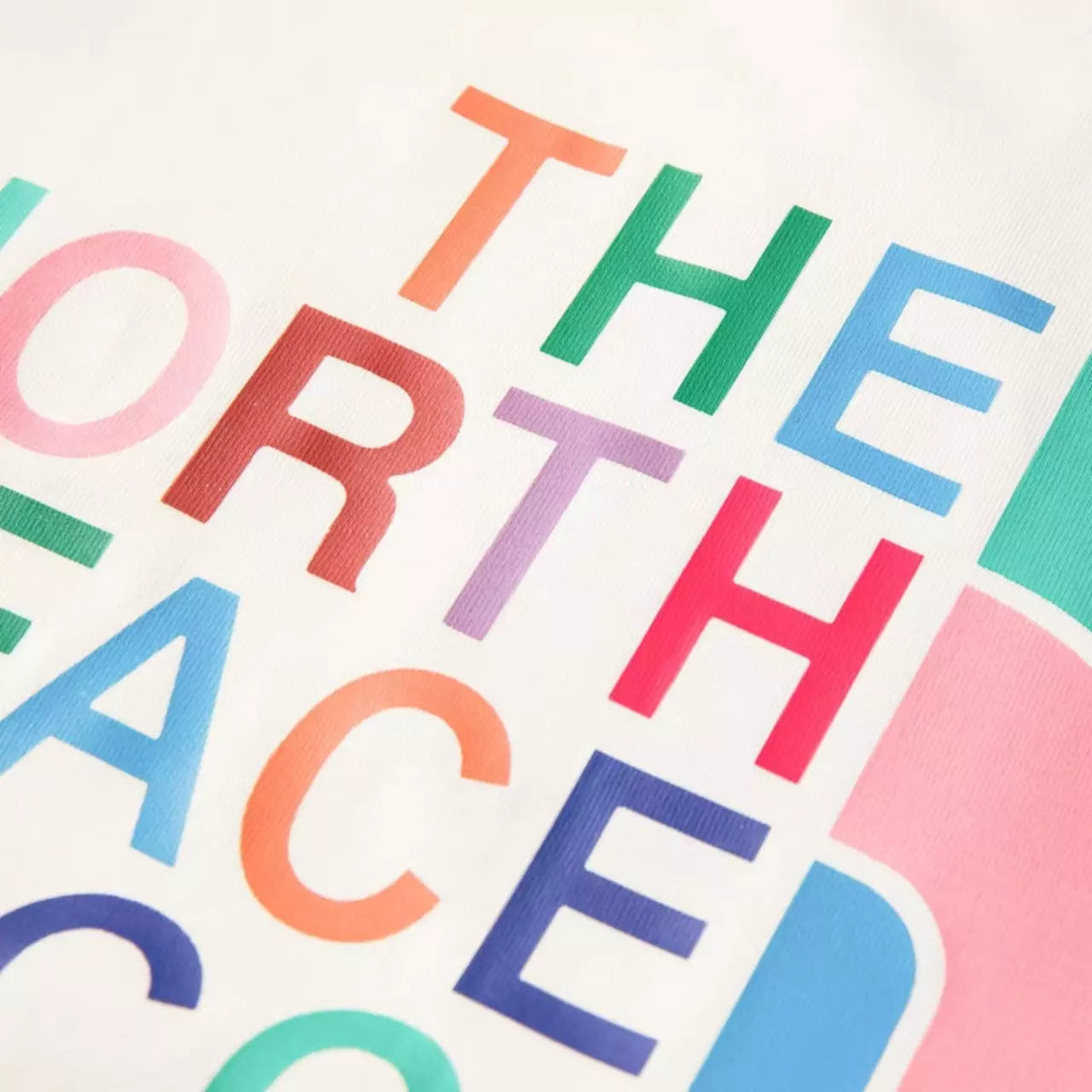 Camiseta Camiseta the north face x gucci Multicolorida- Branca (PRONTA ENTREGA)