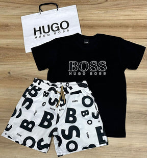 Conjunto De Grife - HUGO BOSS (Promoção Esquenta Black Friday) [CAMISA + BERMUDA)