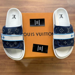 Conjunto Grife - Louis Vuitton (Promoção Esquenta Black Friday) [CAMISA + BERMUDA + BONÉ + CHINELO]